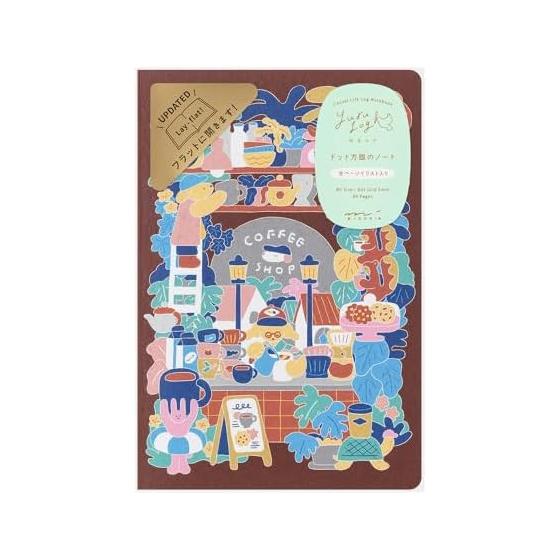 Midori Note Yurulog B6 Coffee Shop Pattern 15401006