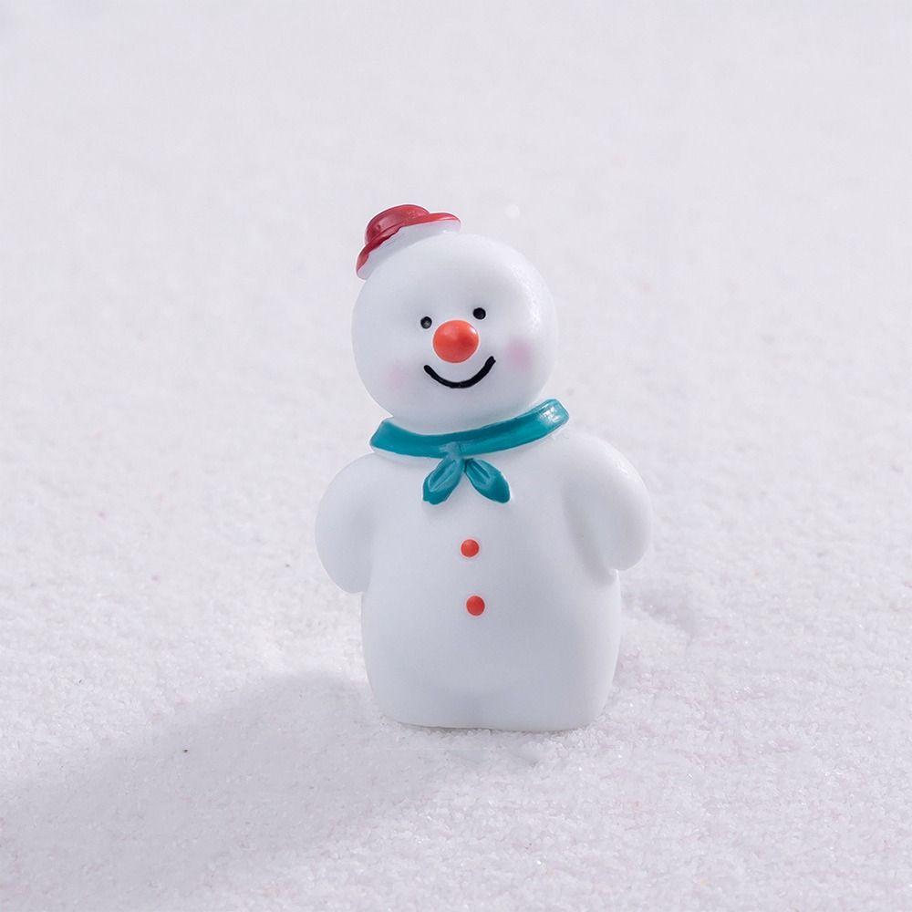 Cute Mini Snowman Ornament Cartoon Snowball Battle Snowman Ornaments Christmas Gifts