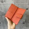 [mauve] Genuine Leather Medium-Size Wallet-Style Card CaseSlim, Perfect Gift for Passport Holder (MCamel)