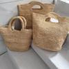 New Summer Bags For Women Luxury Designer Handbag Purse 2025 New To Weave Large Capacity Shoulder Straw Beach Tote Bag