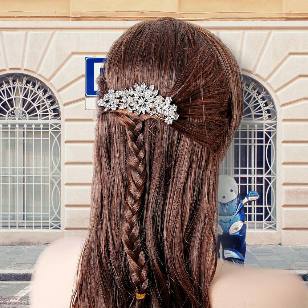 Braut-Kopfschmuck im Antik-Stil mit Perlen und Strasssteinen