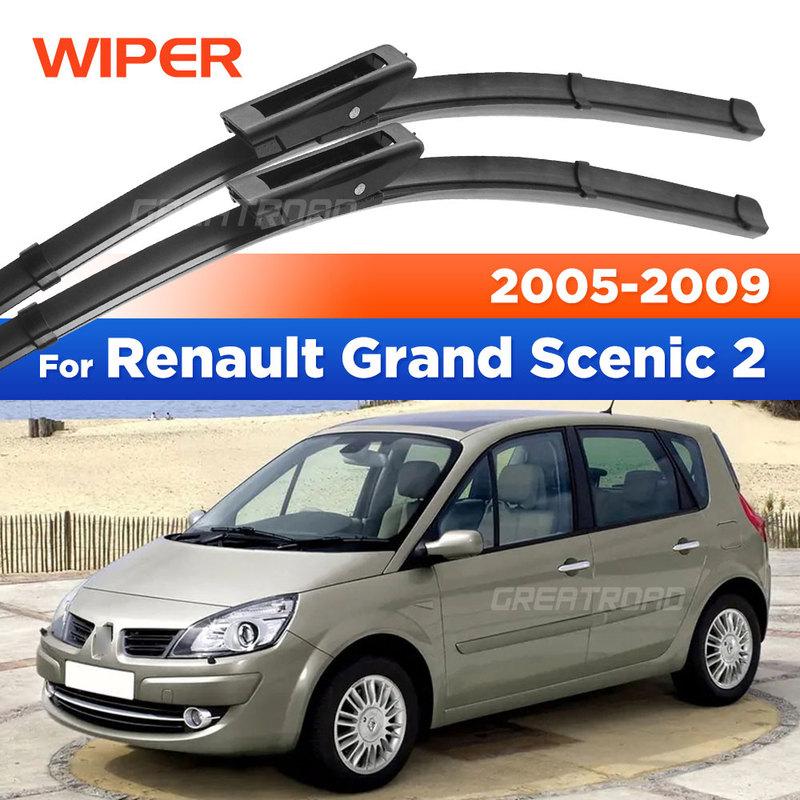 Pro Renault Scenic 2 Grand Scenic 2 2005-2009 2006 2007 2008 Stěrače Přední Stěrače Čelní Sklo Okno Štětec 26"+22"