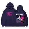 Omar Courtz Primera Musa Album Tour 2025 Hoodie Men Women Aesthetic y2k clothes Pullover Long-sleeved Thick Casual Sportswear