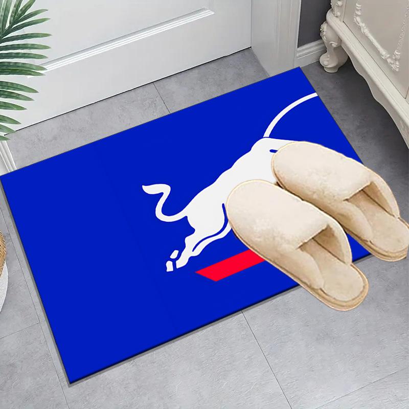 Racing Bulls Rug Area rug for Livingroom, Bedroom, Palyroom, Chair Rug, Office Rug, Floor mat, Large Size Fan Christmas Birthday gift