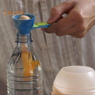 Cuchara Embudo para Polvo de Proteína Cuchara Medidora Antiderrame Bebidas Deportivas para Entrenamiento Conveniencia con una Mano Accesorio Embudo para Batidos Fitness