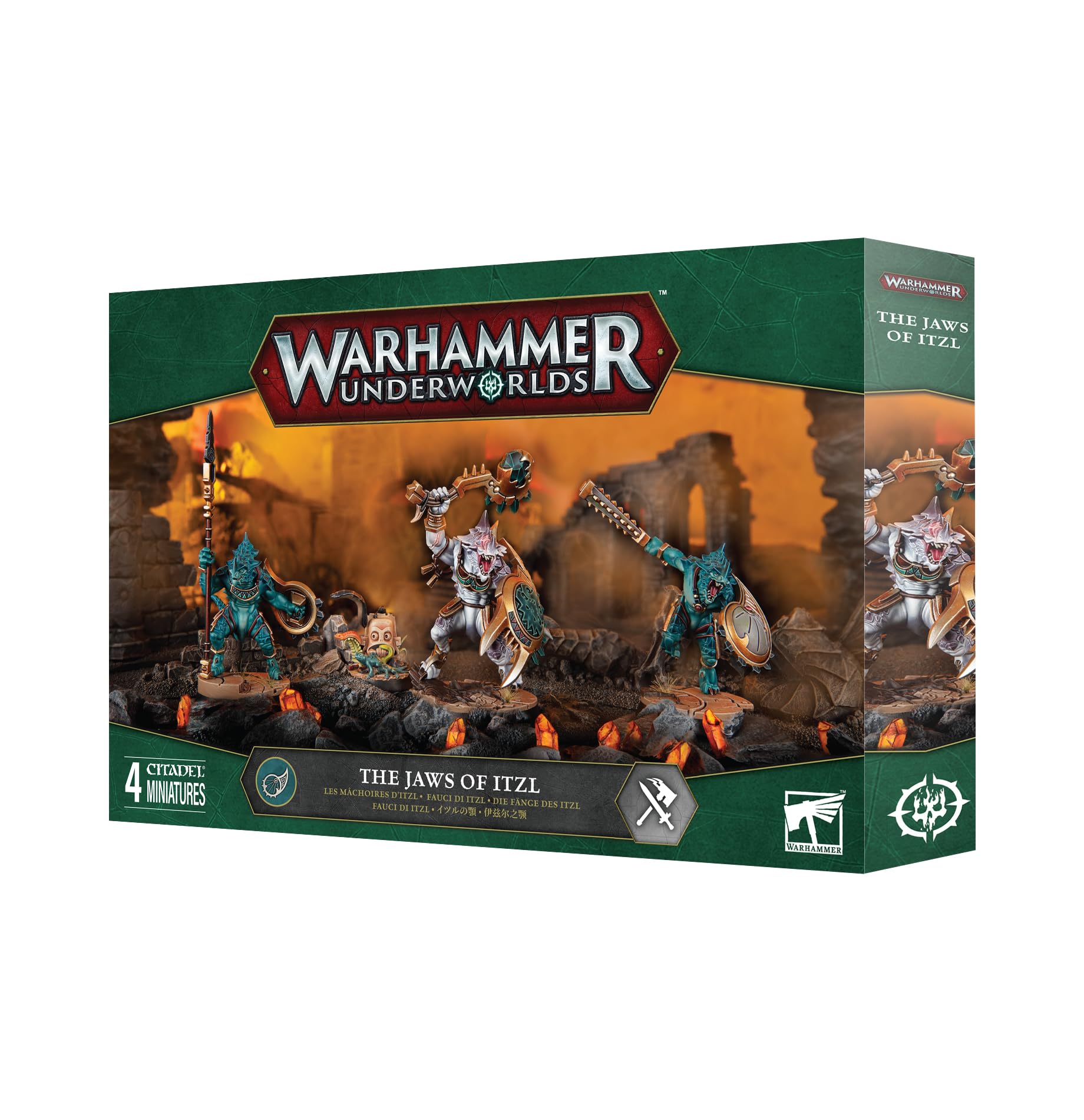 

Games Workshop Warhammer Челюсти Ицля - Подмиры (Отряд Серафонов) зелёный