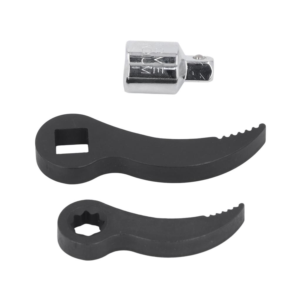 Crowbar Adapter Head Tools 38in Star 12in Square Serrated with Adapter Pry Bar Wrench Adaptor