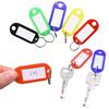 30Pcs Plastic Keychain Key Fobs Luggage Id Label Name Cards Tags with Split Ring for Baggage Key Chains Key Rings.
