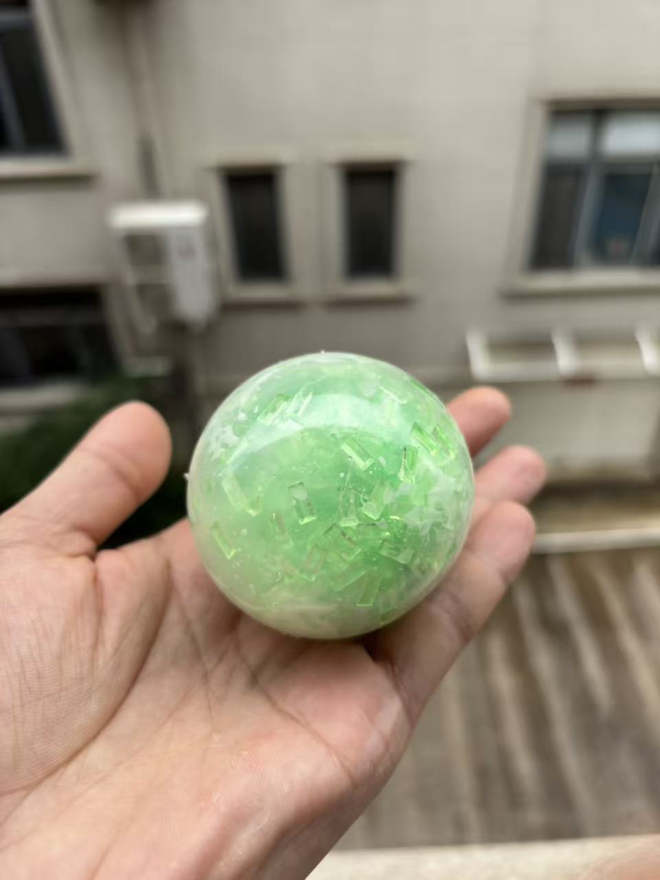 Krokante Drukbal Knijpspeeltje Knapperig Zand Stressbal Zacht Stress Fidget Luidruchtig Langzaam Rijzende Stressballen Sensorische Fidget Speeltjes groen