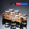 Qianxing Glass Baijiu Cup Set with Rack