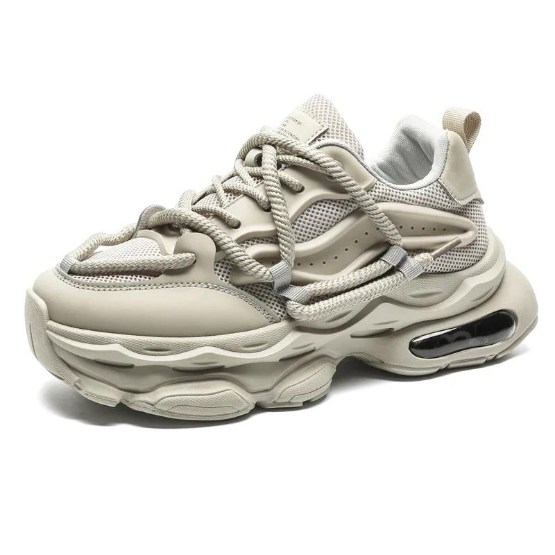 New Classic Men's Shoes Versatile Thick soled Casual Shoes Breathable and Comfortable Running Sports Shoes sneakers men