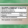 Theacrina 100 mg Integratore Alimentare, Cellulosa Microcristallina, 120 Capsule per Flacone