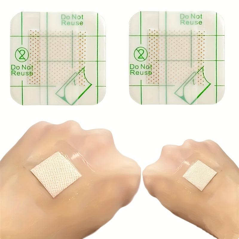 100 Pieces Transparent Breathable Heel Stickers, Bathroom Stickers, Suitable for Swimming and Bath Shoes Anti-Wear Stickers