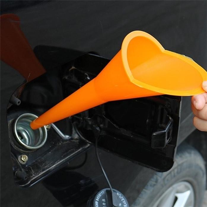 

Автомобильная воронка с длинным стержнем, инструменты для заправки бензина, масла, пластиковая воронка с защитой от брызг, автомобильные аксессуары для мотоциклов