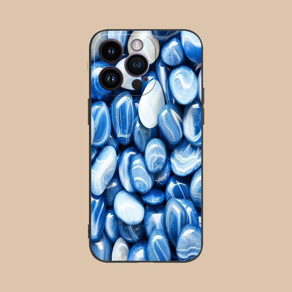 

Aesthetic Stones Matte TPU Mobile Phone Case for iPhone 17 16 15 14 13 12 11 X XR XS 8 7 Air Pro Max Plus Mini Colorful Cover iPhone 7 Plus