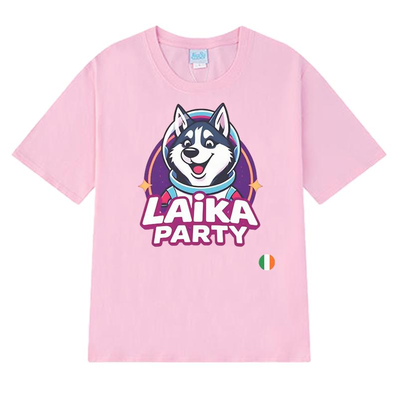 Ireland Eurovision 2025 Music Dog Graphic T Shirts Men Women Cute Kawaii Trend short sleeve T-shirt Unisex 100% Cotton clothing