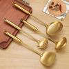 Stainless Steel Soup Ladle Large Spatula Set Kitchen Utensils Cooking Trowel Kitchenware Gift for Chefs Cooking Enthusiasts