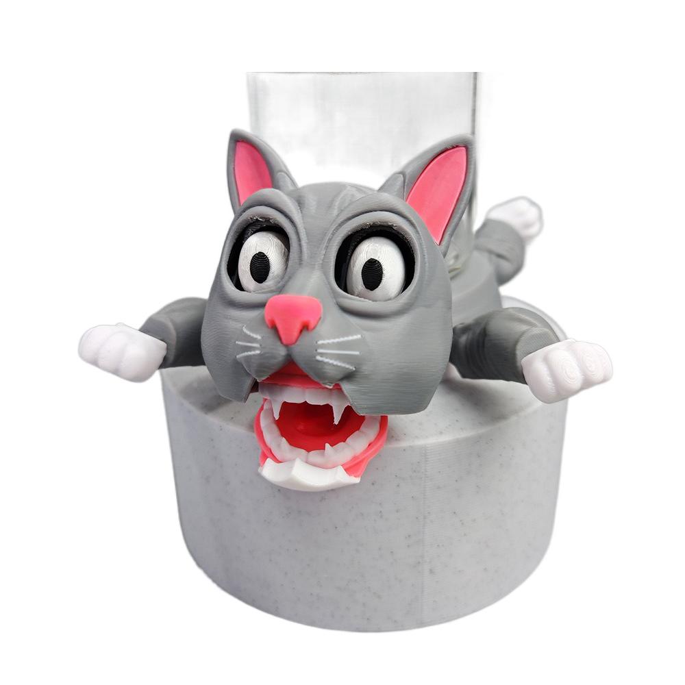 

Теплоизоляционная подставка под чашку с мультяшным котом, подставка под чашку с котом с открытыми глазами, новая подставка под чашку с котом, офис