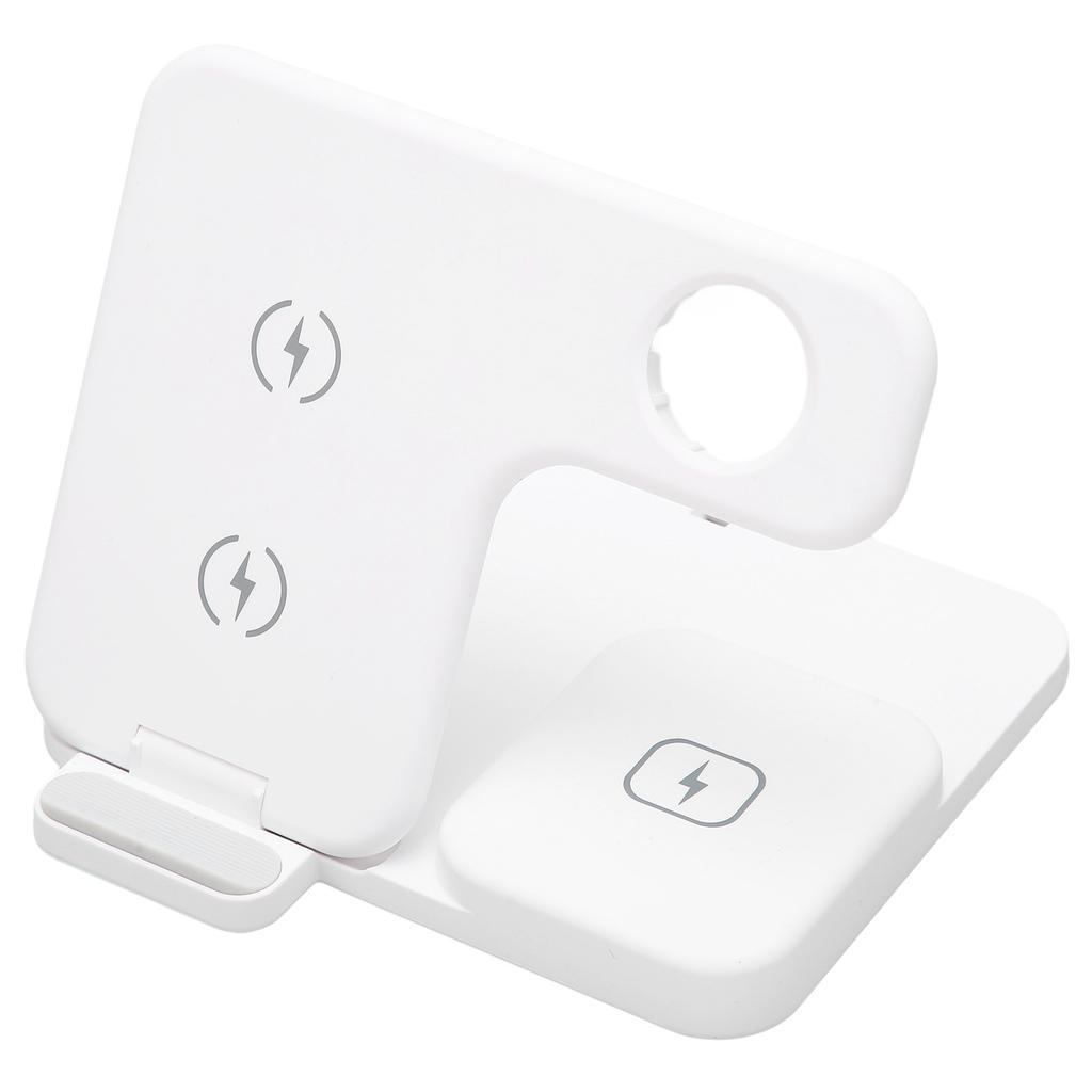 3 In 1 Fast Charging Station Qi Certification Multifunction 15W Folding Wireless Charger for