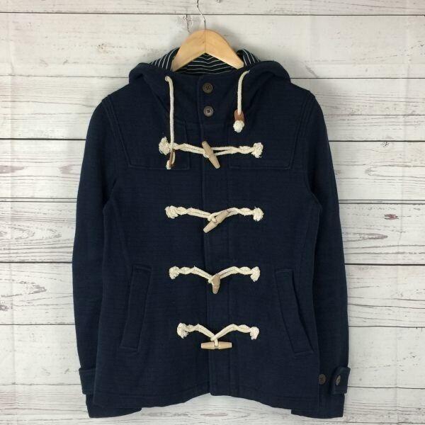 

Мужское пальто-дафлкот с капюшоном Men s Bigi темно-синее размер 02 мужской M