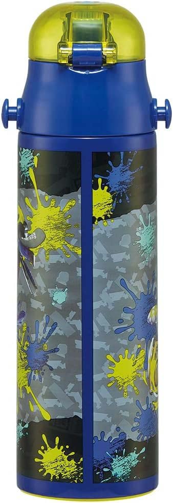 Skater Stainless Steel Water Direct Splatoon 3 for Cute Sports Kids' Bottle, Drinking, 580ml, Design, Kid-Friendly, Lightweight, Insulated, Boys,