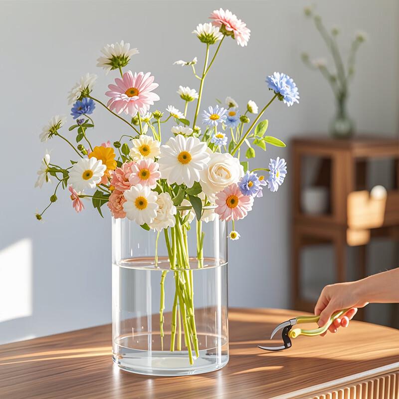 Transparent Acrylic Anti-fall Flower Vase