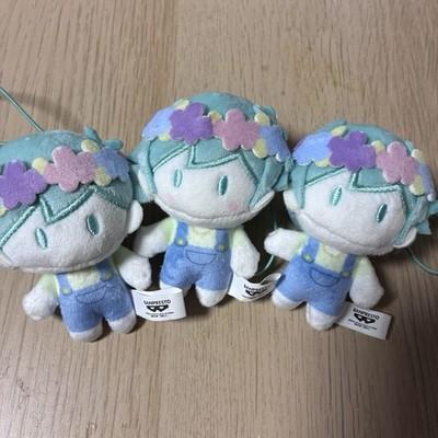 OMORI Basil Plush Mascot 3pc Set Headspace Bandai 8cm Japan Rare