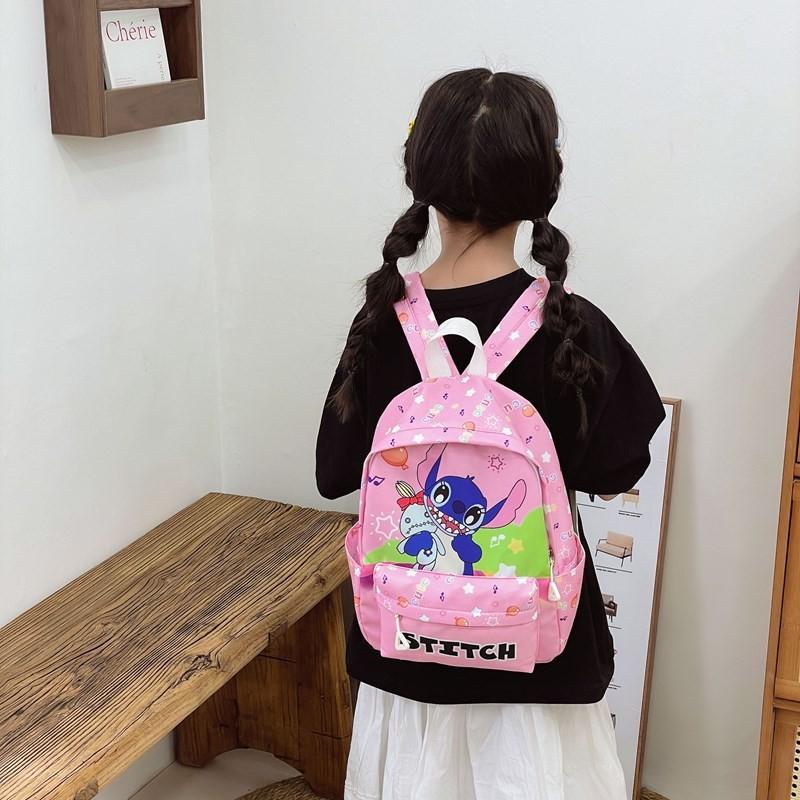 Beach Angel Coconut Tree Cartoon Pattern Backpack Children