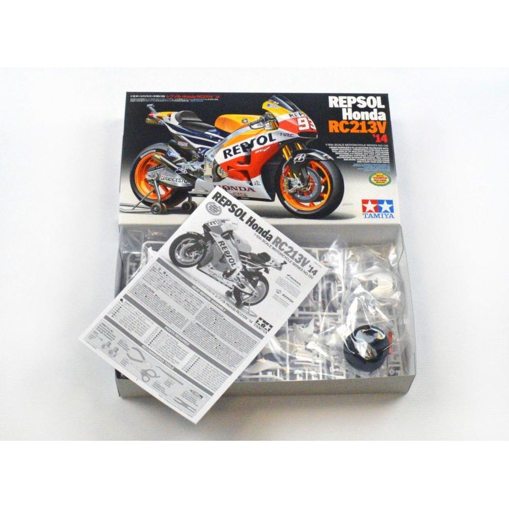 Мотоцикл Tamiya 112 серии № 130 Repsol Honda RC213V 14 14130 — фото 2