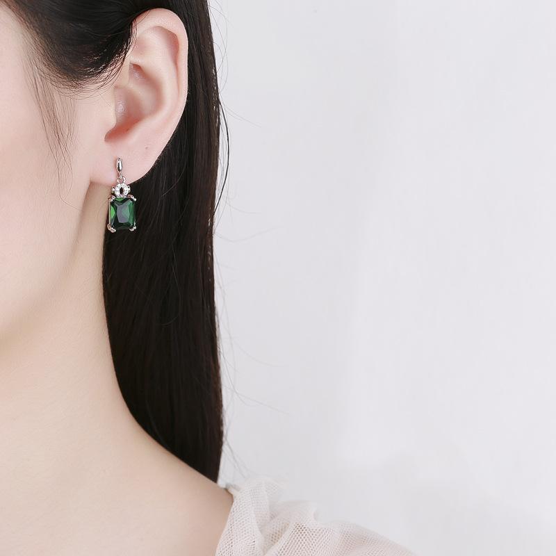 Lindon – boucles d'oreilles en alliage de cuivre et Zircon pour femmes, cadeaux de fête de mariage