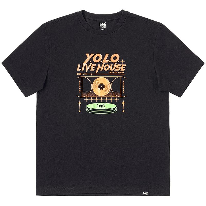 Lee Unisex Logo Print Short Sleeve T-Shirt M