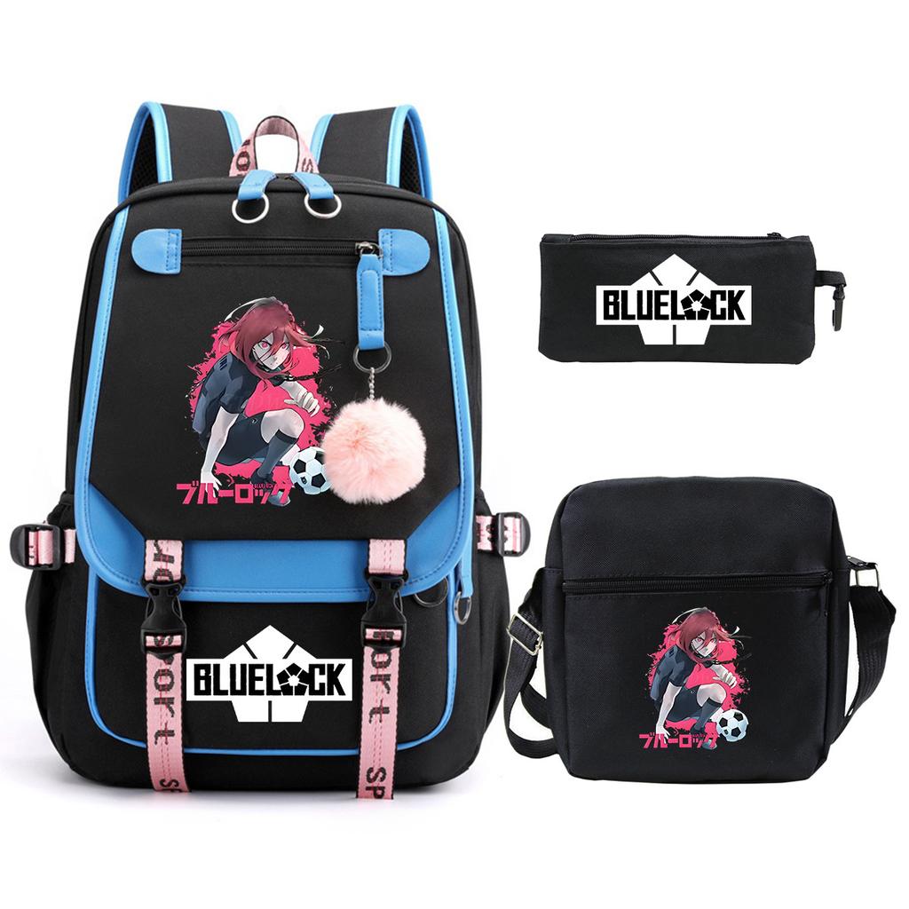 Peripheral Printing Children'S Backpack Set Leisure Student Schoolbag Pencil Bag Shoulder Bag