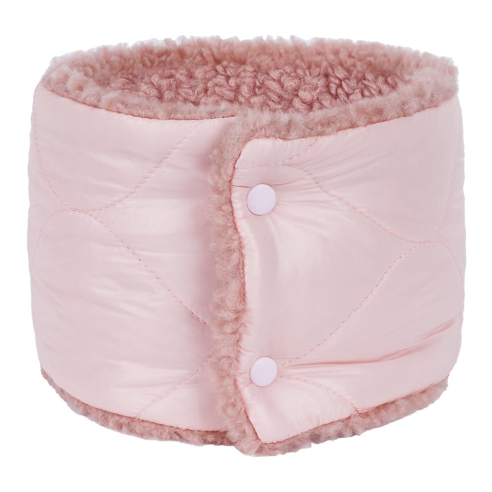 Winter Thickened Warm Down Women's Neck Protection Lamb Fleece Bib