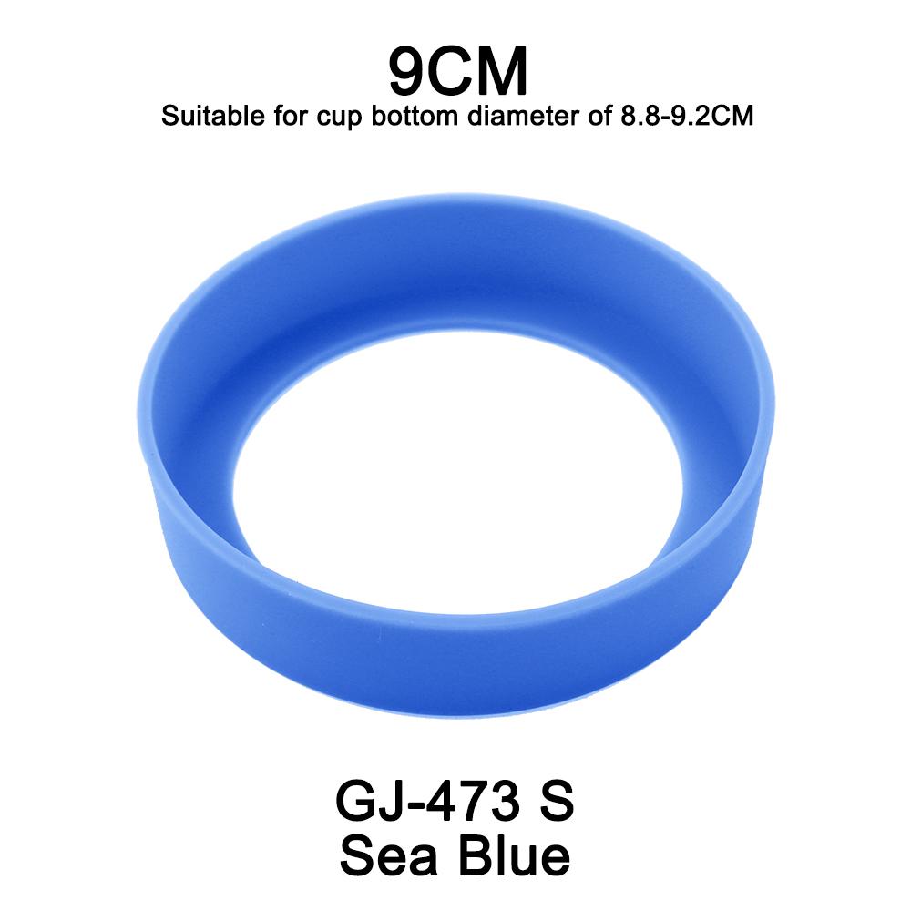 1Pc18.5G 9CM Soft Silicone Cup Bottom Protective Cover Stewing Beaker Holder Thermos Cup Base Case Wear Resistant Odorless Cup Holders 5