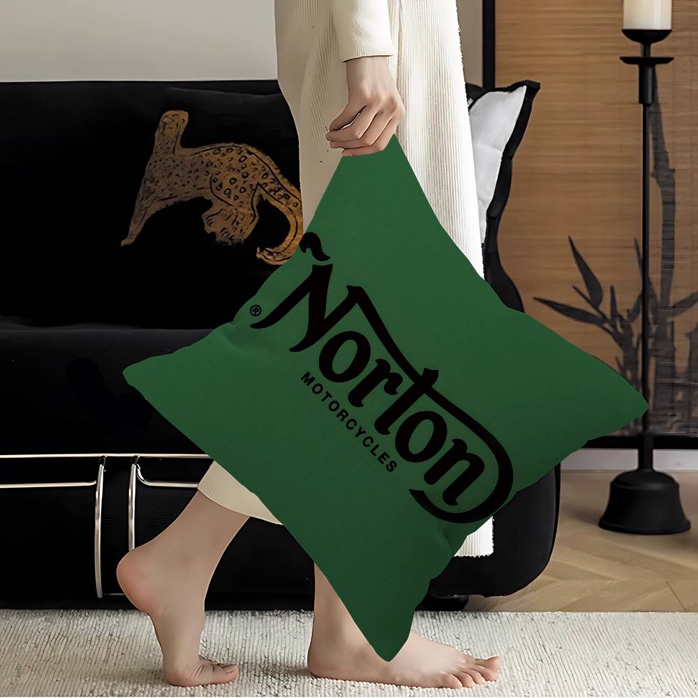 NNORTONS Motorcycle Pillow Gift Home Office Decoration Pillow Bedroom Sofa Car Cushion CoverPillow Case