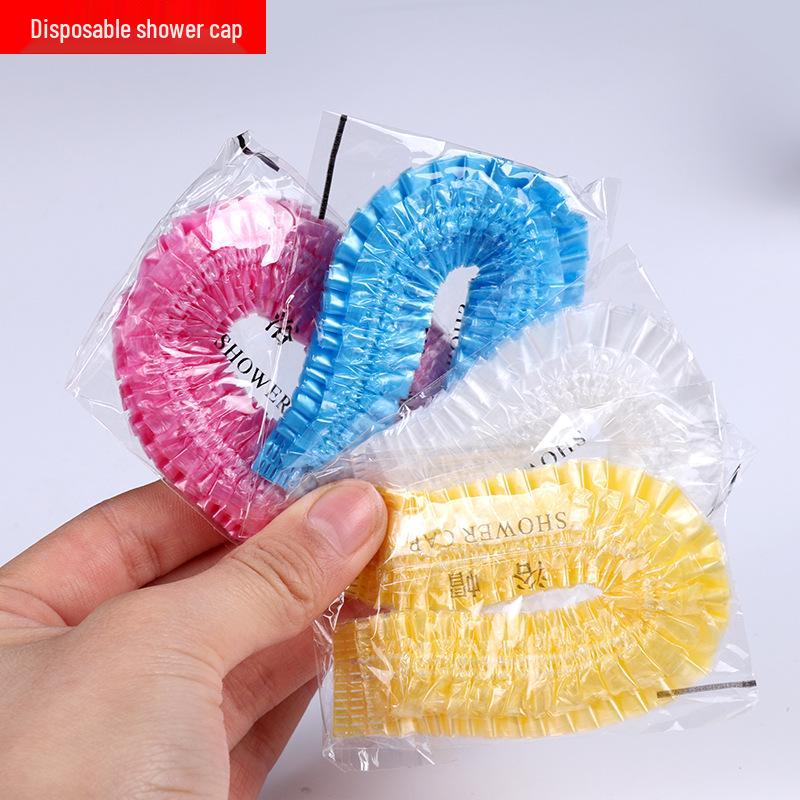Extra Large Waterproof Disposable Shower Cap for Hair Treatments