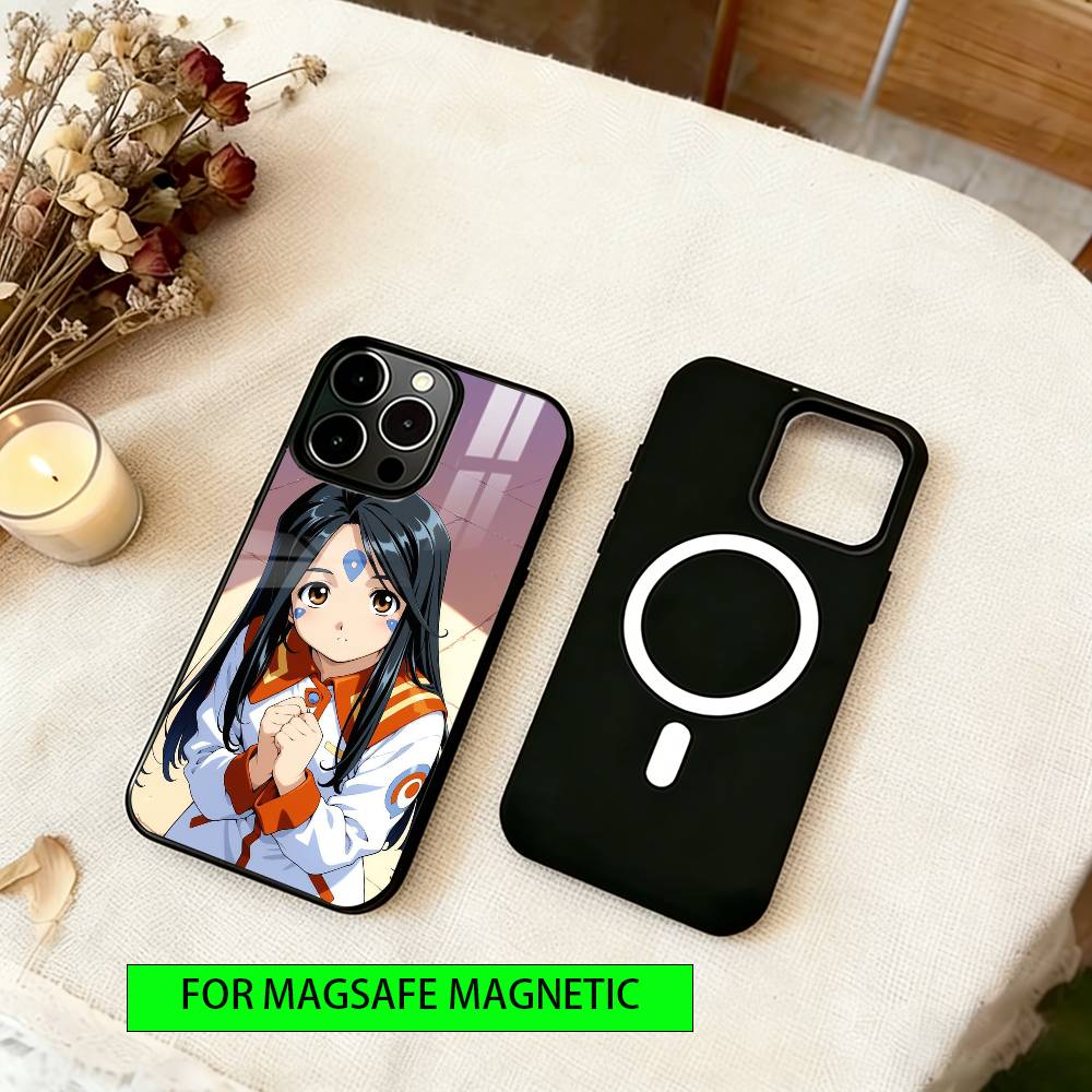 Ah My Goddess Phone Case For iPhone17,16,15,14,13,12,11 Plus,Pro Magnetic with Magsafe Wireless Charging