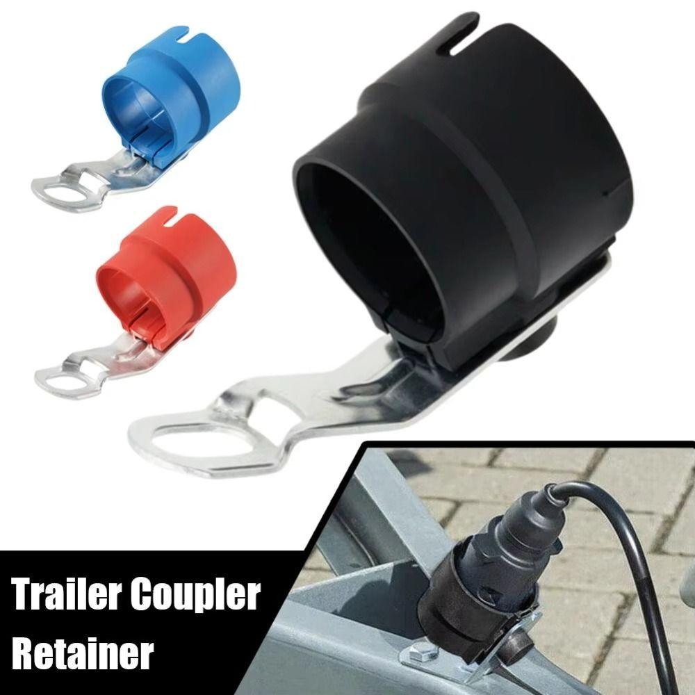 Weatherproof Trailer Plug Holder Round Design Parking Cover Trailer Accessories Caravan Protection