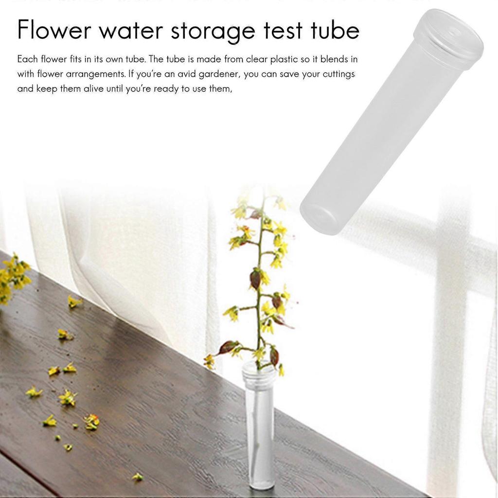 Floral Tube 400-Pack Flower Tube, Flower Vials, Floral Water Tube for Flower Arrangements,Clear Plastic