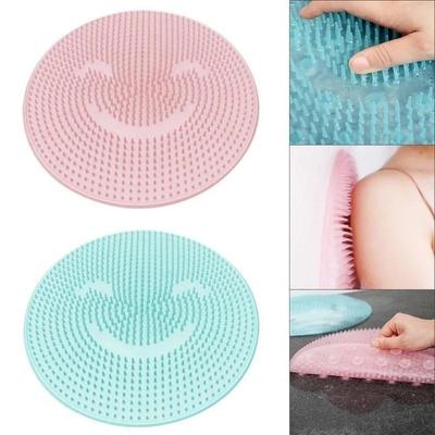 Bathroom Household Shower Brush Exfoliating Massage Foot Scrubber Suction Wall Back Cleaner Shower Non-slip Mat Accessories