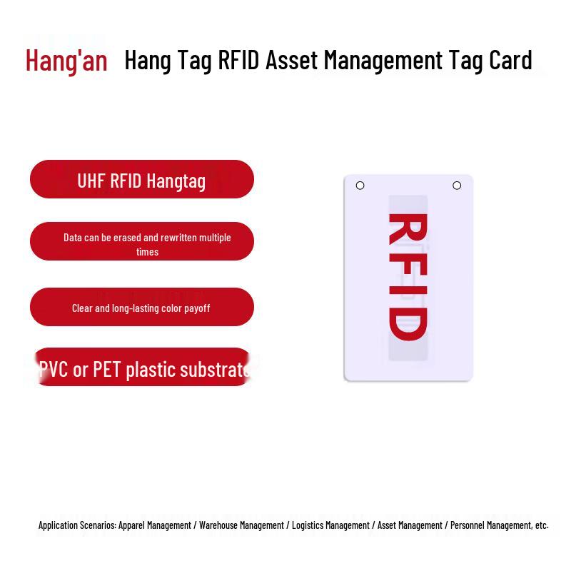 UHF RFID Asset Management Hanging Tags
