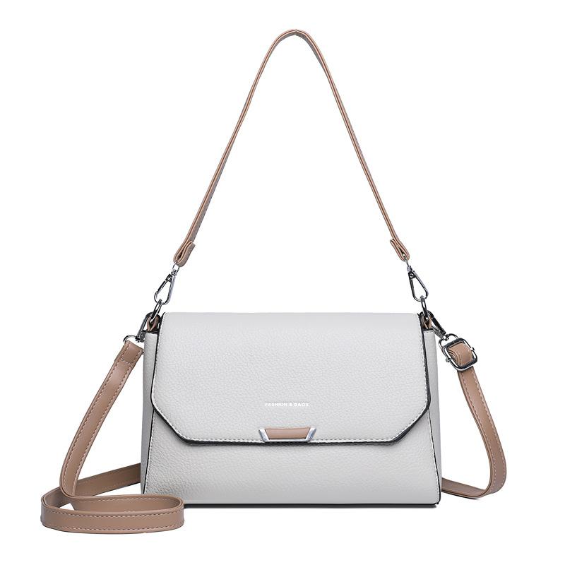 

Маленькая квадратная сумка женская подмышечная сумка через плечо для通勤 белый