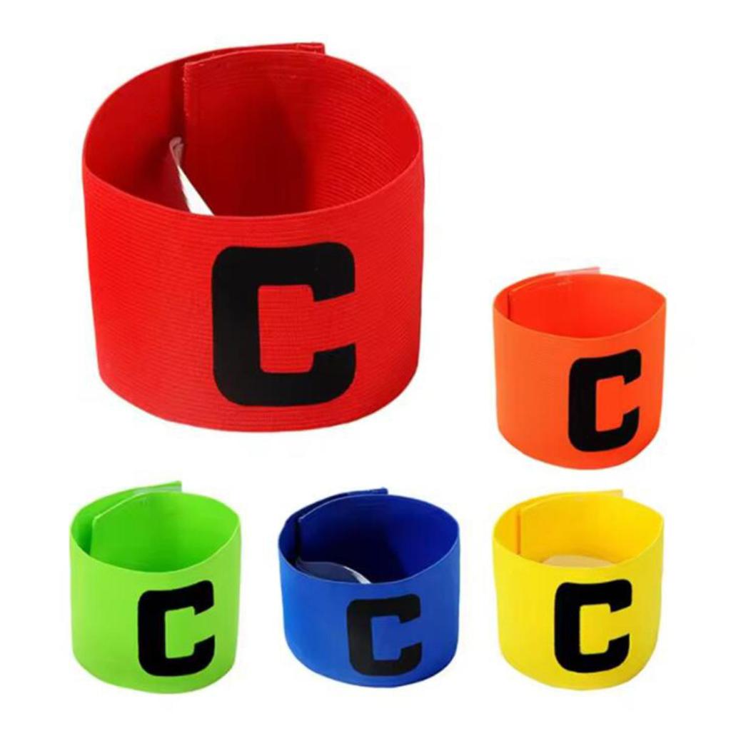 Captain Band Football Captain Armband Adjustable Elastic Sportsperson Protection Bands Breathable Arm Band Match Supplies