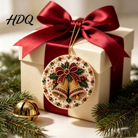 Animal Hanging Pendant Christmas Acrylic Ornament Double Side Printed Special Holiday Ornament Tree Decor Pendant Festive Home Decoration