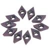 10Pcs Set CNC Carbide Tips Inserts Blade Cutter Lathe Turning Tool with Box
