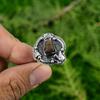 Sacral Chakra Hessonite Rough Stone Promise Daughter Ethnic Ring Sterling Silver