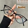 Módne čitateľské okuliare proti modrému svetlu pre ženy Mačacie oko Presbyopické okuliare Ľahké a mladistvé okuliare JH5511