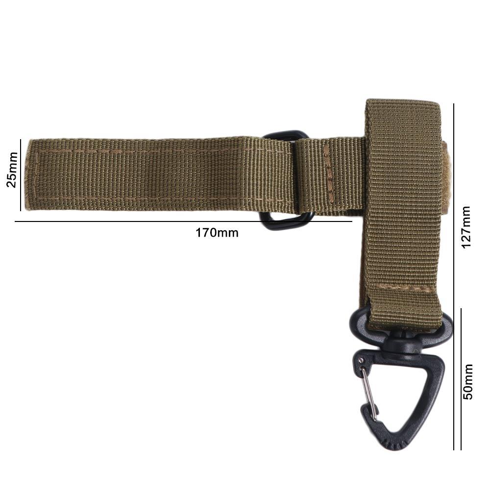 Rotatable-hanging Head Camping Carabiner Adjustable Webbing Gloves Hook  Rock Climbing