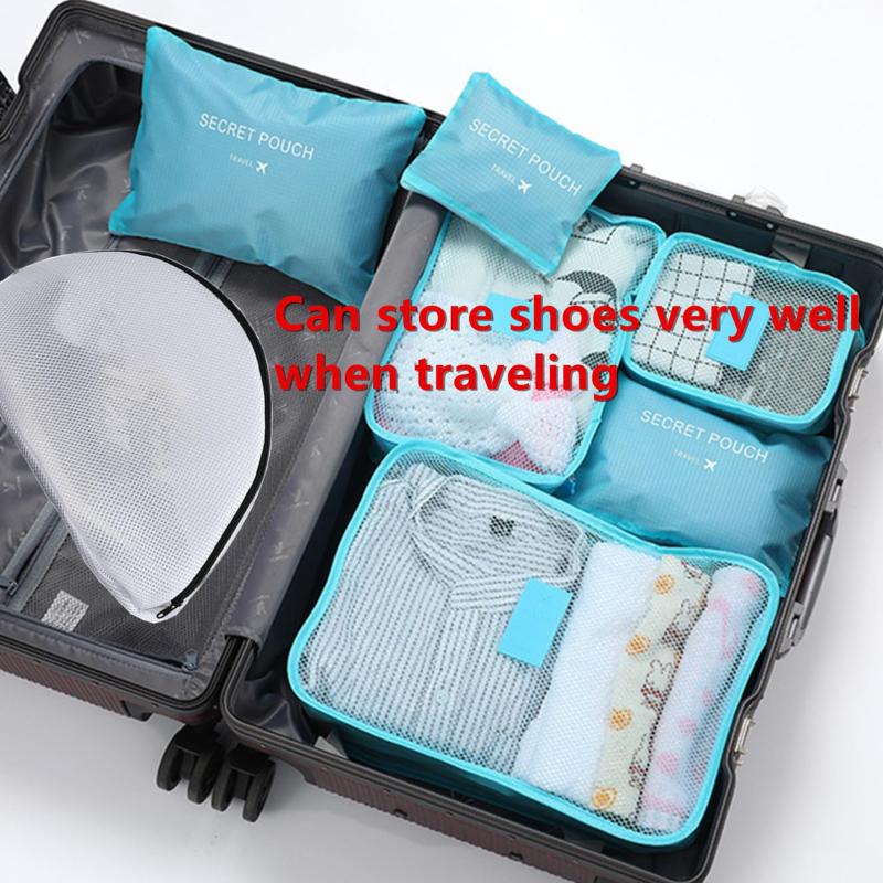 Thickened Mesh Laundry Bags Portable Travel Shoe Washing Machine Bags Sock Underwear Organizer