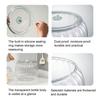 Storage Jar with Airtight Lid Large Capacity Food Grade BPA Free Transparent Design Dust-Proof Grain Rice Container